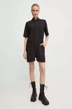 Хлопковый комбинезон G-Star Raw, черный