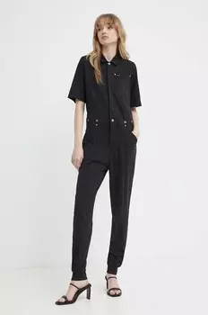 Хлопковый комбинезон G-Star Raw, черный