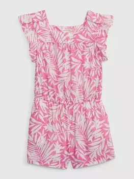 Хлопковый комбинезон Gap, розовый
