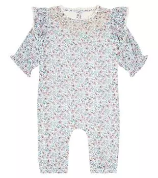 Хлопковый комбинезон ounisa с цветочным принтом Louise Misha, мультиколор