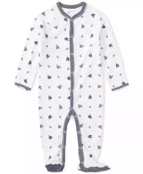 Хлопковый комбинезон с медведем для маленьких мальчиков Polo Ralph Lauren, белый