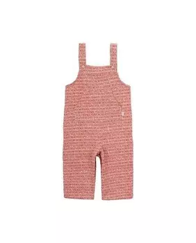 Хлопковый комбинезон с принтом для мальчика Knot, красный