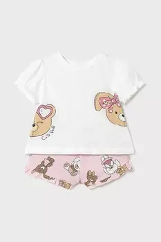 Хлопковый комплект для новорожденного Mayoral Newborn, розовый