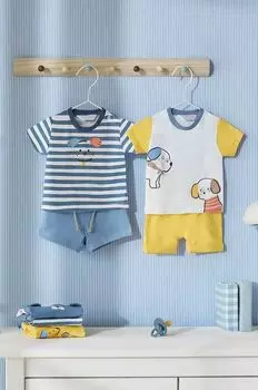 Хлопковый комплект для новорожденных Mayoral Mayoral Newborn, мультиколор