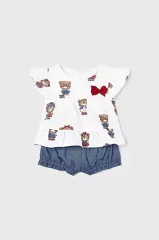 Хлопковый комплект для новорожденных Mayoral Mayoral Newborn, красный