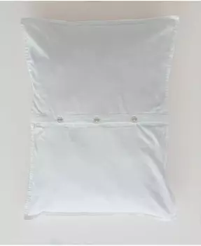 Хлопковый комплект из 2 шт. Sateen Sham Service Room Service — стандартный Pact, серый