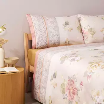 Хлопковый комплект пододеяльников Hanami Bassetti, бежевый