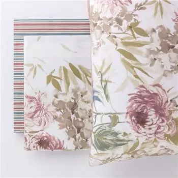 Хлопковый комплект постельного белья Anais Piazza e Mezza Riviera, синий, размер квадрат с половиной