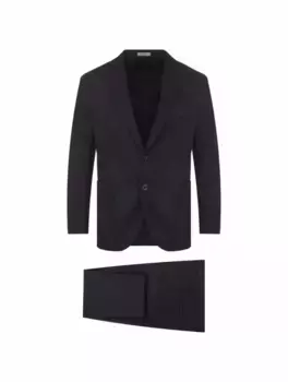 Хлопковый костюм Boglioli, тёмно-синий