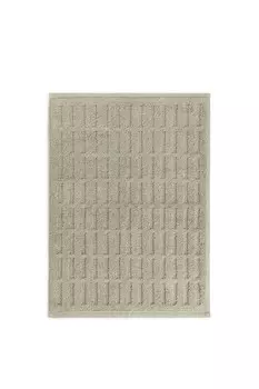 Хлопковый коврик для ванной Arket, хаки