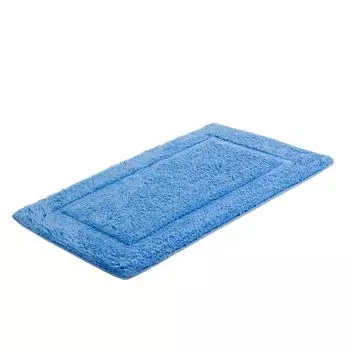 Хлопковый коврик для ванной etrea Kiara, коврик для туалета, коврик для ванной, 100% моющийся, мягкий, пушистый и с низким содержанием загрязняющих веществ. Размером 50х80см, светло-голубого цвета Etrea Himmlische Qualitt, светло-синий