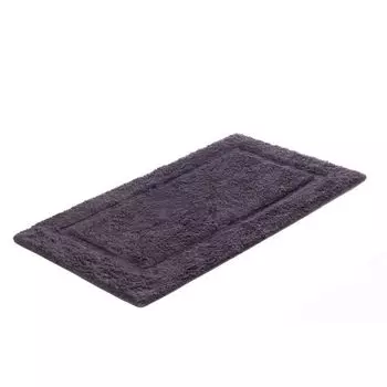Хлопковый коврик для ванной etrea Kiara, коврик для туалета, коврик для ванной, 100% моющийся, мягкий, пушистый и с низким содержанием загрязняющих веществ. Размером 70х120 см, черного цвета Etrea Himmlische Qualitt, черный