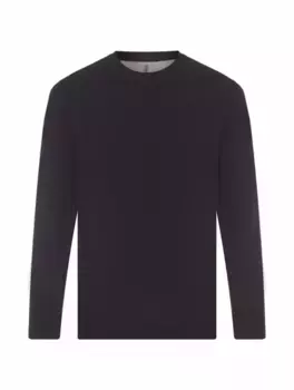 Хлопковый лонгслив Brunello Cucinelli, тёмно-синий