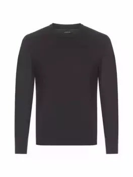 Хлопковый лонгслив Fedeli, черный