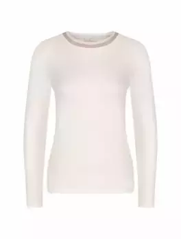 Хлопковый лонгслив Panicale, белый