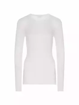 Хлопковый лонгслив Zimmerli, белый