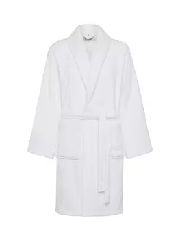 Хлопковый махровый халат Coincasa, белый