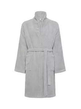 Хлопковый махровый халат Coincasa, серый
