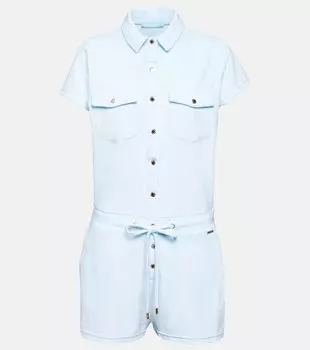 Хлопковый махровый комбинезон Cheryl MELISSA ODABASH, синий