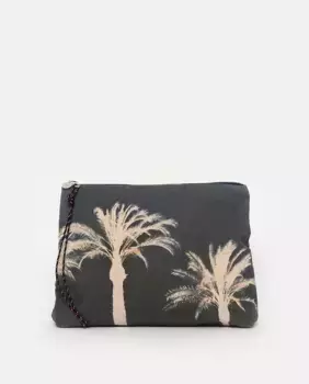 Хлопковый мешочек Sotogrande с разноцветным принтом и застежкой-молнией Zubi, мультиколор