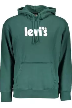 Хлопковый мужской свитер Levi's, зеленый
