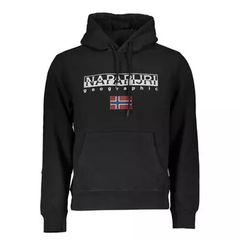 Хлопковый мужской свитер Napapijri, черный