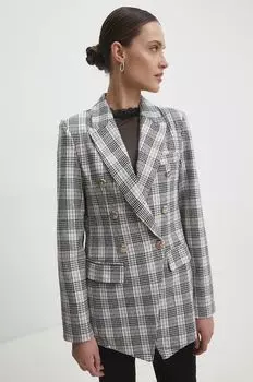 Хлопковый пиджак Answear Lab, черный