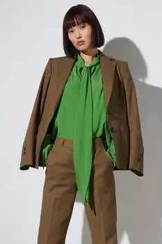 Хлопковый пиджак LUISA CERANO, бронза