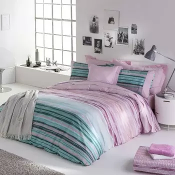 Хлопковый пододеяльник 144 нити 144 нити Elyse Naf Naf, розовый