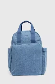 Хлопковый рюкзак Levi's, синий