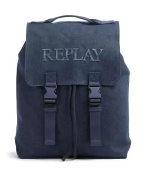 Хлопковый рюкзак Replay, синий