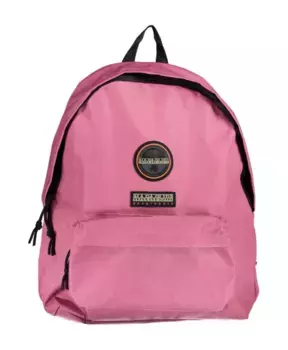 Хлопковый рюкзак с несколькими карманами Napapijri, розовый