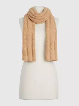 Хлопковый шарф Gap, бежевый