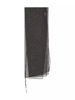 Хлопковый шарф Gentry Portofino, черный