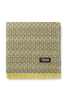 Хлопковый шарф Tous, желтый
