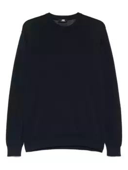 Хлопковый свитер ALPHA STUDIO, синий