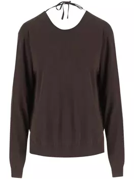 Хлопковый свитер ASPESI, коричневый