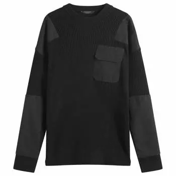 Хлопковый свитер Balenciaga, черный