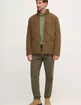 Хлопковый свитер Barbour, зеленый