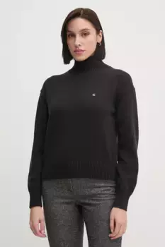 Хлопковый свитер Calvin Klein Jeans, черный