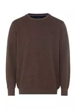 Хлопковый свитер Casamoda, бежевый