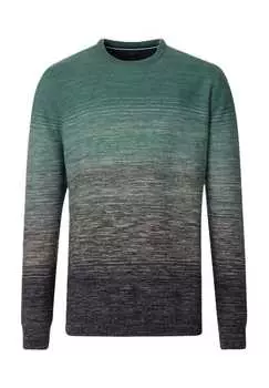 Хлопковый свитер Casamoda, бирюзовый