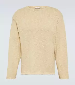 Хлопковый свитер Commas, белый