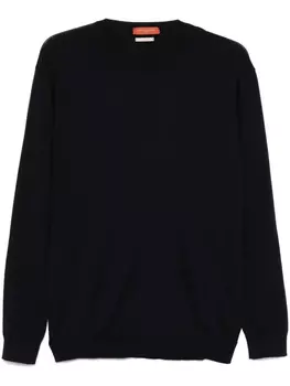 Хлопковый свитер Daniele Fiesoli, синий