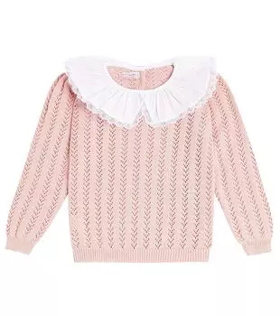 Хлопковый свитер Duena La Coqueta, розовый