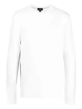 Хлопковый свитер Dunhill, белый