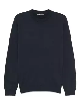 Хлопковый свитер Ea7 Emporio Armani, синий