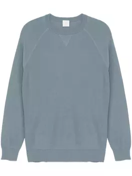 Хлопковый свитер Eleventy, синий