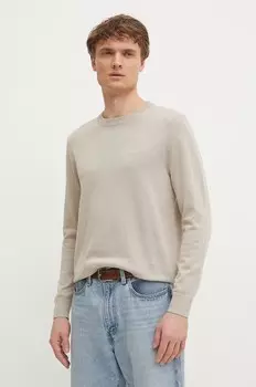 Хлопковый свитер ESSENTIAL COTTON SWEATER Pepe Jeans, бежевый