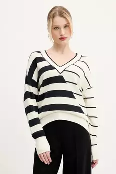 Хлопковый свитер ESTOCOLMO Desigual, бежевый